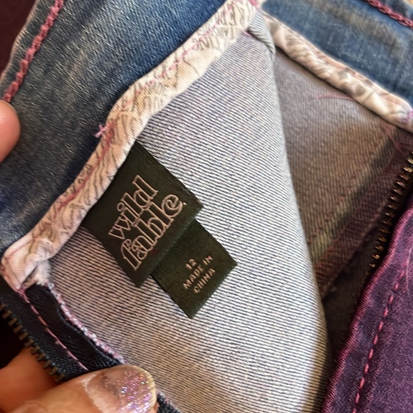 Purple mini skirt - Picture 5 of 6